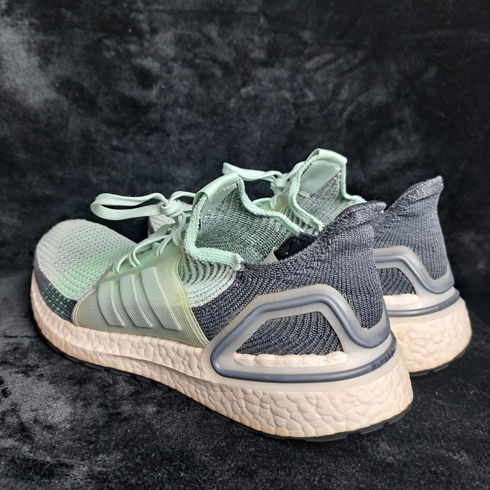 Womens Adidas Ultraboost 19 Ice Mint Green White Grey Shoes F35285 Size 9.5 - Picture 5 of 11